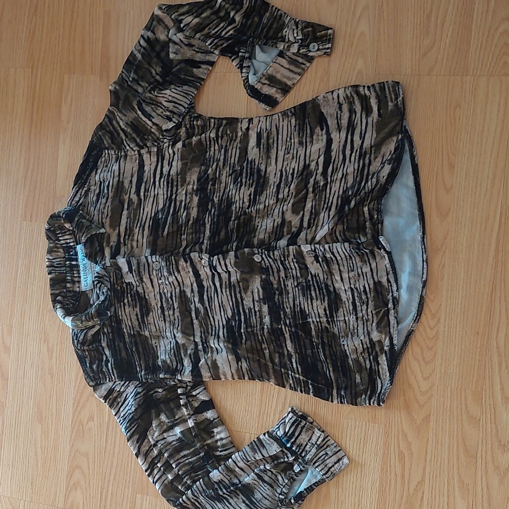 Velvet blouse